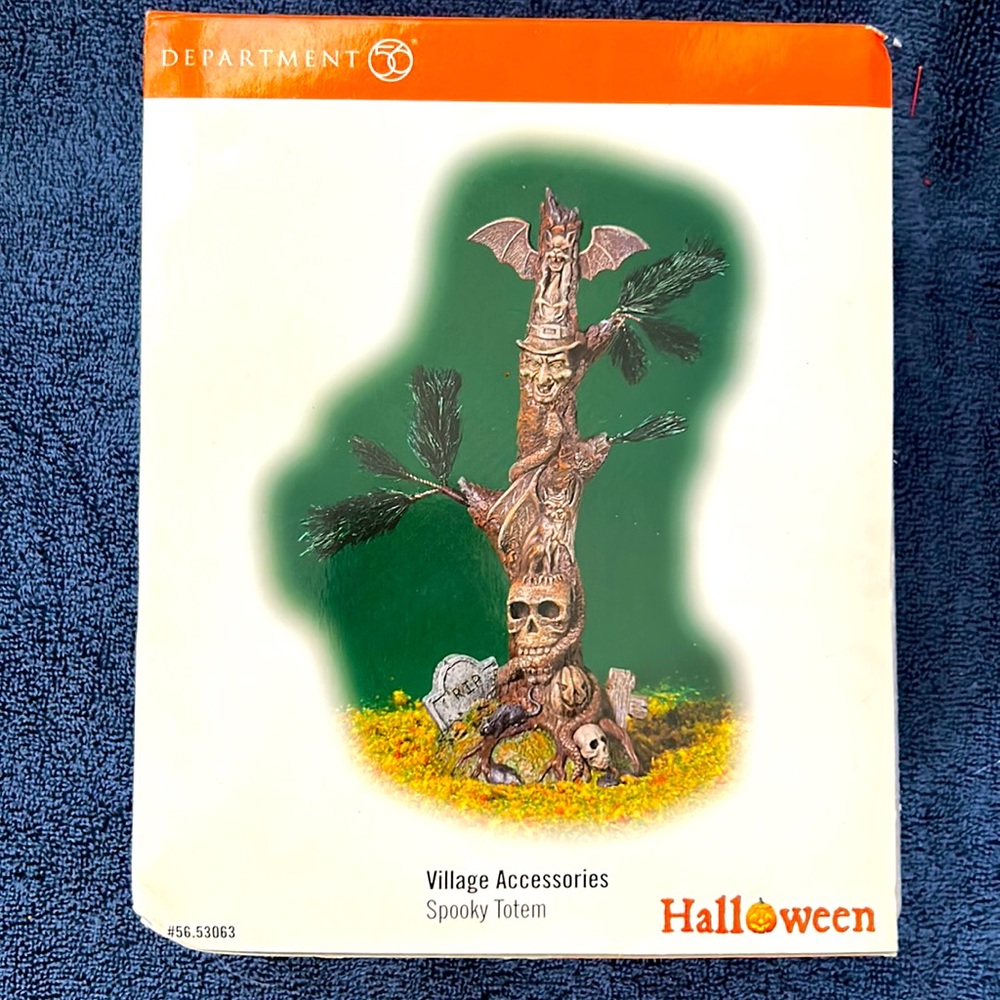 Department 56 Halloween Spooky Totem Accessory NIB - Picture 9 of 10